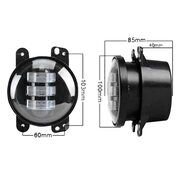 LED противотуманные фары.Комплект птф 4" по 30 Вт с Dho и поворотниками
