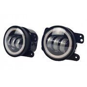 LED противотуманные фары.Комплект птф 4" по 30 Вт с Dho и поворотниками