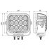 Светодиодная фара рабочего света PRO 120 Вт Osram (Spot) Светодиодная фара рабочего света PRO 120 Вт Osram (Spot)